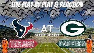 TEXANS vs PACKERS LIVE PLAY BY PLAY amp REACTION [upl. by Diella271]