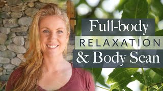 20 Minute Guided Meditation Fullbody Relaxation and Active Body Scan [upl. by Adamec443]