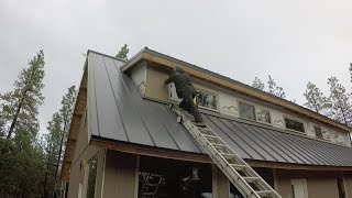 Finally finishing the T111 plywood siding on our house [upl. by Hilly]