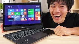 タブレットにも変身するUltrabook「FMV LIFEBOOK TH90P」がキター！ [upl. by Montagu]