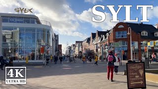 Promenade und Friedrichstraße in Westerland auf Sylt 🇩🇪 4K UHD virtual walking Deutschland [upl. by Mcgill]