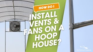 How to Install Greenhouse Ventilation [upl. by Arathorn]