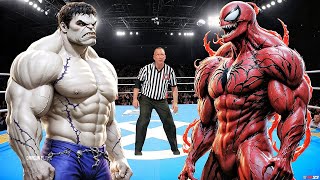 WHITE HULK VS CARNAGE  EPIC BATTLE [upl. by Eserehs682]