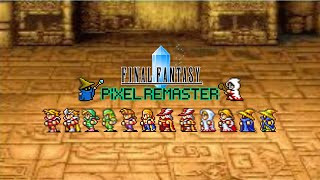 Final Fantasy 1 Pixel Remaster Walkthrough Chapter 16 Warp Cube Rosetta Stone and Chime [upl. by Ahsata]