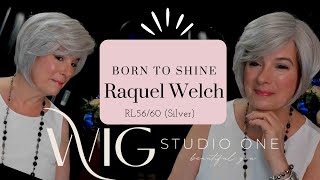 Raquel Welch  BORN TO SHINE Wig  SILVER RL5660  NEW 2023 [upl. by Ahser]