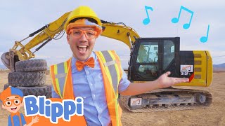 Blippis NEW Excavator Song  Blippi Wonders Educational Videos for Kids [upl. by Brothers291]