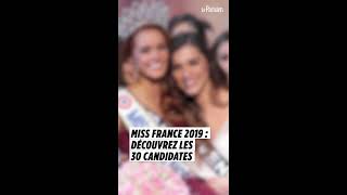 Miss France 2019  découvrez les 30 candidates [upl. by Horner]