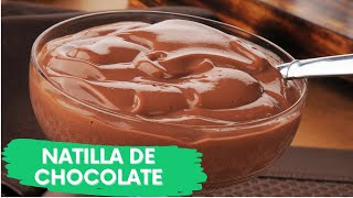 NATILLA DE CHOCOLATE receta fácil y rápida [upl. by Ecyoj]