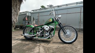 1979 Custom Harley Shovelhead Bobber Build [upl. by Barde]