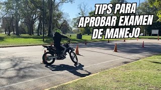 PRUEBA DE MANEJO PARA MOTOS EN CABA EXAMEN PRACTICO PARA SACAR EL REGISTRO 😳 [upl. by Anicnarf]