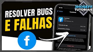 Como LIMPAR CACHE DO FACEBOOK no IPHONE PARA RESOLVER BUGS E FALHAS NO APP [upl. by Nosille427]