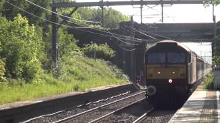 57601 and 47826 Pass Through Alsager Station [upl. by Iron]