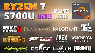 Amd Ryzen 7 5700U  Vega 8  Gaming Test in 2023 [upl. by Nitsu]