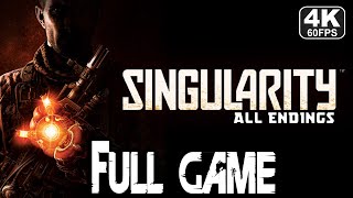 Singularity Full Game Walkthrough Gameplay PC 4K HD All Endings [upl. by Ettennyl]