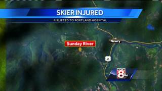 Skier injured in accident at Sunday River [upl. by Garrity]