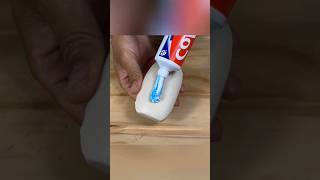 Transform Your Bathroom Amazing Toothpaste and Soap Hack Home Toothpaste DIY Cleaning shorts [upl. by Herodias85]