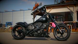 Custom HarleyDavidson Softail FXSTB Night Train [upl. by Sink]