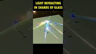 Light Refracting In Shards of Glass shorts [upl. by Vivie]