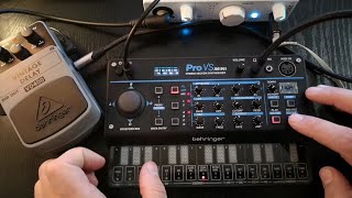 Deep Ambient 2  Behringer VD400 and Behringer Pro vs Mini [upl. by Lora]