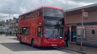 REUPLOAD  Full Route Visual Route 317  Enfield Town to Waltham Cross  OME2678 YJ69DFY [upl. by Wightman]