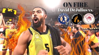 David DeJulius Aris Thessaloniki vs Kolossos  Promitheas  Olympiacos 202425 Highlights [upl. by Aldo477]