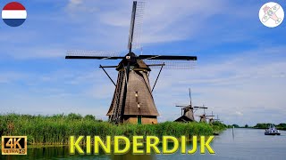 THE WINDMILLS OF KINDERDIJK │NETHERLANDS Tour of Kinderdijk a UNESCO World Heritage site 4K [upl. by Syl]