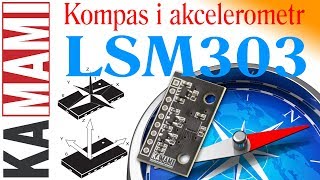 Akcelerometrmagnetometr LSM303 i Arduino [upl. by Nanah]