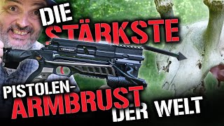 Schusstest mit der stärksten Pistolen Armbrust der Welt [upl. by Harl]