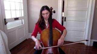 How to Practice Staccato on the Cello  Lesson 12 [upl. by Ekim14]