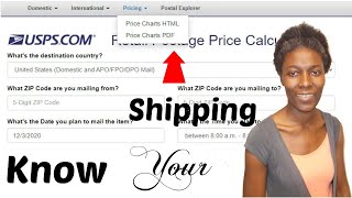 How to Calculate USPS Shipping  How to Estimate Shipping Costs  Part 3  4 [upl. by Renwick]