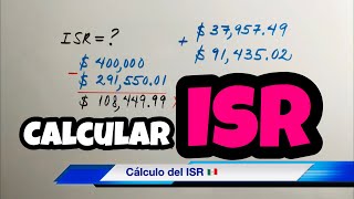 Cómo Calcular el ISR Impuesto Sobre la Renta Bien fácil y Rápido [upl. by Matt820]