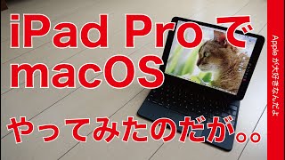 Parallels AccessでiPad ProからMacへリモートアクセスしてみたのですが。。。Magic KeyboardiPadのMac化のロマン破れる [upl. by Ameluz]