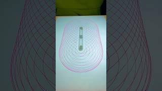 quotSymmetrical Oval with Repetitive Connectionsquot spirographshr art satisfying asmr shorts [upl. by Maretz895]