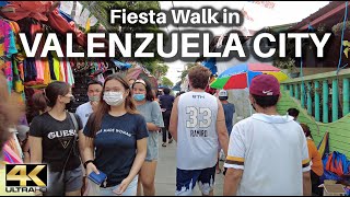 Feast of San Roque Walk in VALENZUELA CITY Philippines 4K [upl. by Latsyrhk]