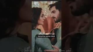 Wahaj khan yumna Zahidi song wahajalifamily love whatsappstatus yumnazahidi youtubeshorts [upl. by Moran545]