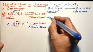 Chlorination of alkanes [upl. by Solegna]