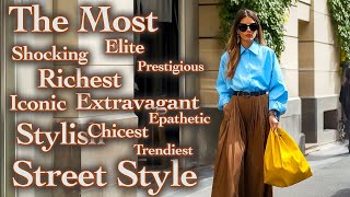 🍁 Autumn Italian Street Fashion New Fall dress ideas 100 of the Most gorgeous outfits from Milan [upl. by Shaver373]