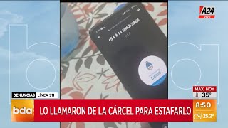 📱 Lo llamaron de la cárcel para estafarlo y los chicaneó [upl. by Yraunaj936]