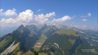 4K Hoher Kasten Appenzell amp StGallen SWITZERLAND アルプス山脈 [upl. by Shugart]