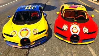 4 Büyükler Bugatti Veyron Arabaları Harika Yarışa Katılıyor  GTA 5 [upl. by Etnor885]