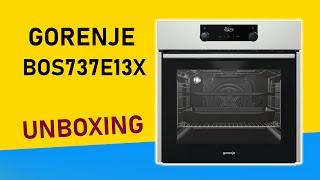 Gorenje BOS737E13X builtin oven Unboxing 4K [upl. by Oivlis]