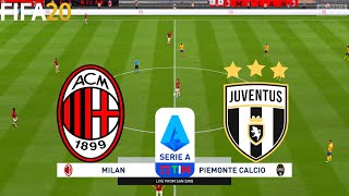 FIFA 20  AC Milan vs Juventus  Serie A TIM  Full Match amp Gameplay [upl. by Willette748]