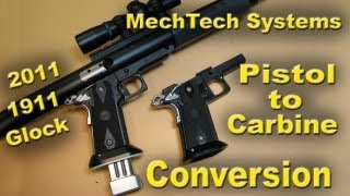 MechTech Pistol to Carbine Conversion Unit CCU  REVIEW [upl. by Amathiste]