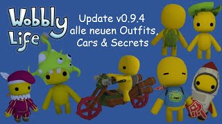 Wobbly Life Update v094 – Sewers Update  alle Secrets Outfits und Autos  BUG bei Pottery [upl. by Ruhtua]