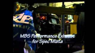 Spec Miata exhaust video [upl. by Yziar]