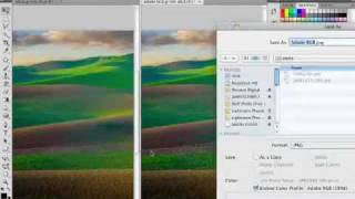 Photoshop with Matt sRGB vs Adobe RGB [upl. by Fife]