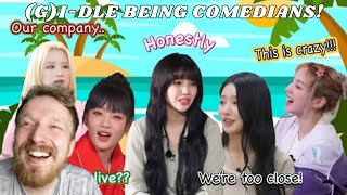 GIDLE is a comedy group  GIDLE REACTION gidle gidlefunny gidlereaction [upl. by Plath430]