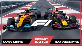 FORMULA1 Lando Norris vs Max Verstappen I Red Bull RB19 X McLaren MCL60 5 formula1 f1diecast [upl. by Uliram]