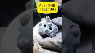 Rock Drill Taper Bit Professional ManufacturerrockdrillingtoolsfactorydrillbitChinamanufacturer [upl. by Nerrawed]