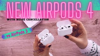 New AirPods 4 ANC Unboxing amp Comparison with AirPods 3 [upl. by Hoyt206]